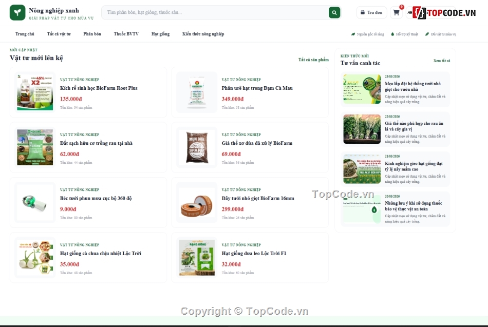 website,nông nghiệp,website nông nghiệp